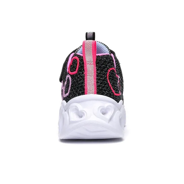 Skechers Heart Lights Kids' Running Shoes Grade School-3
