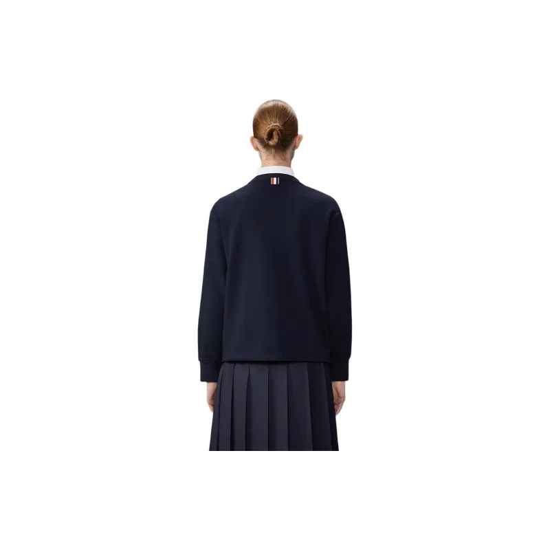 THOM BROWNE Hector Embroidered Crewneck Sweatshirt-1