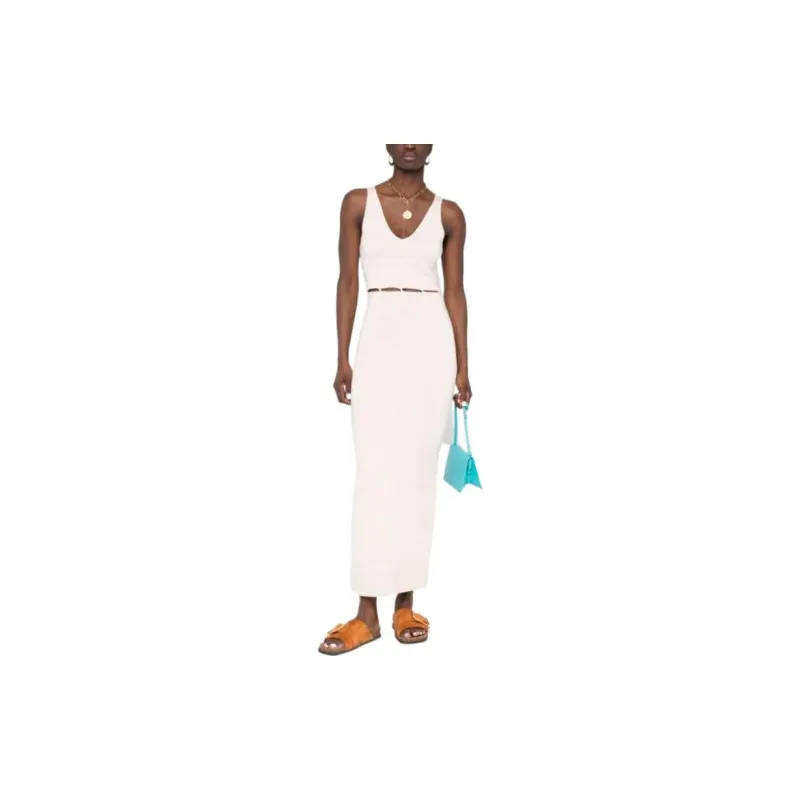 NANUSHKA Sleeveless Dresses Women's Cream White-1