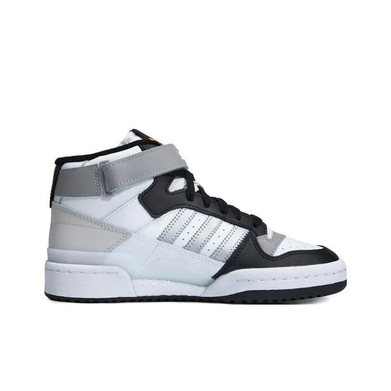 Adidas Forum Mid J 'White Black Silver'-1