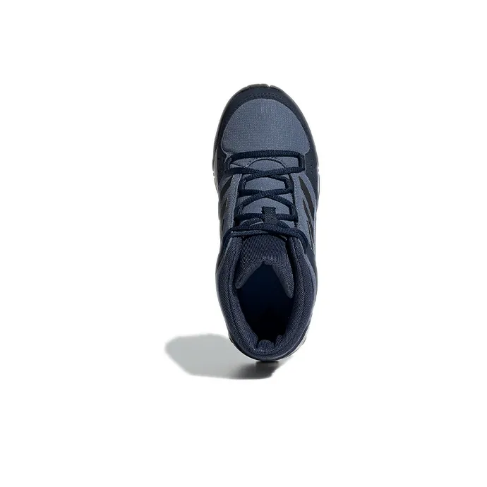 Adidas Terrex Hyperhiker K Abrasion Resistant Slip Resistant High Top Kids' Outdoor Shoes Blue Kids'-4