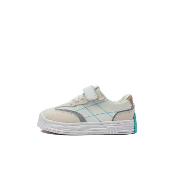 KAPPA KIDS Anti Slip Wear Resistant Low Top Kids' Skateboarding Shoes Beige White Moon Kids'