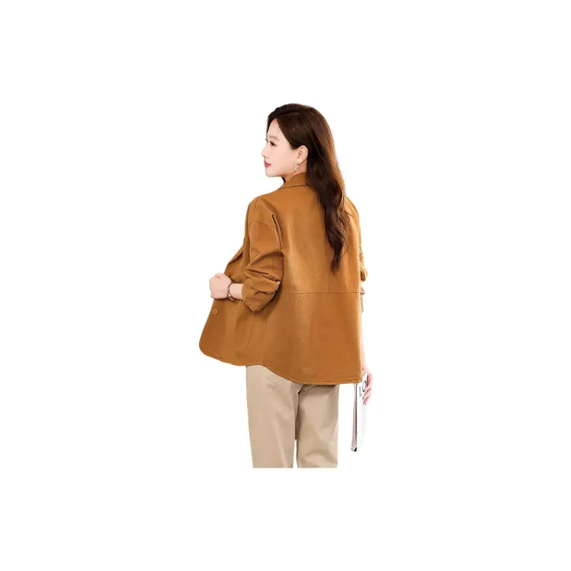 IVENI Jackets & Coats Women's Khaki-2