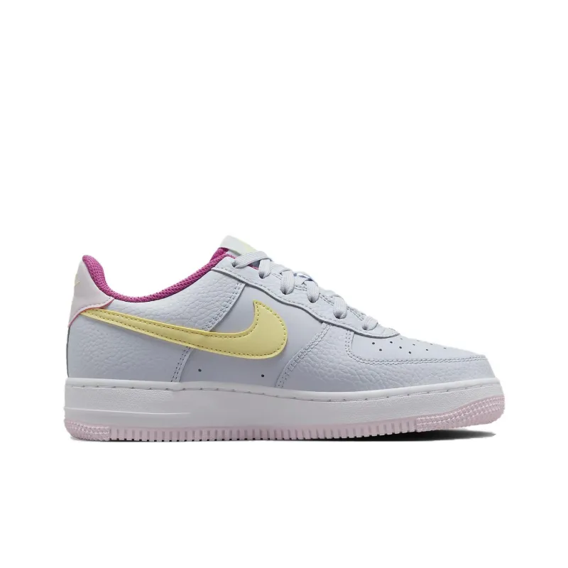 Nike Air Force 1 GS Grey Citron Fuchsia-1