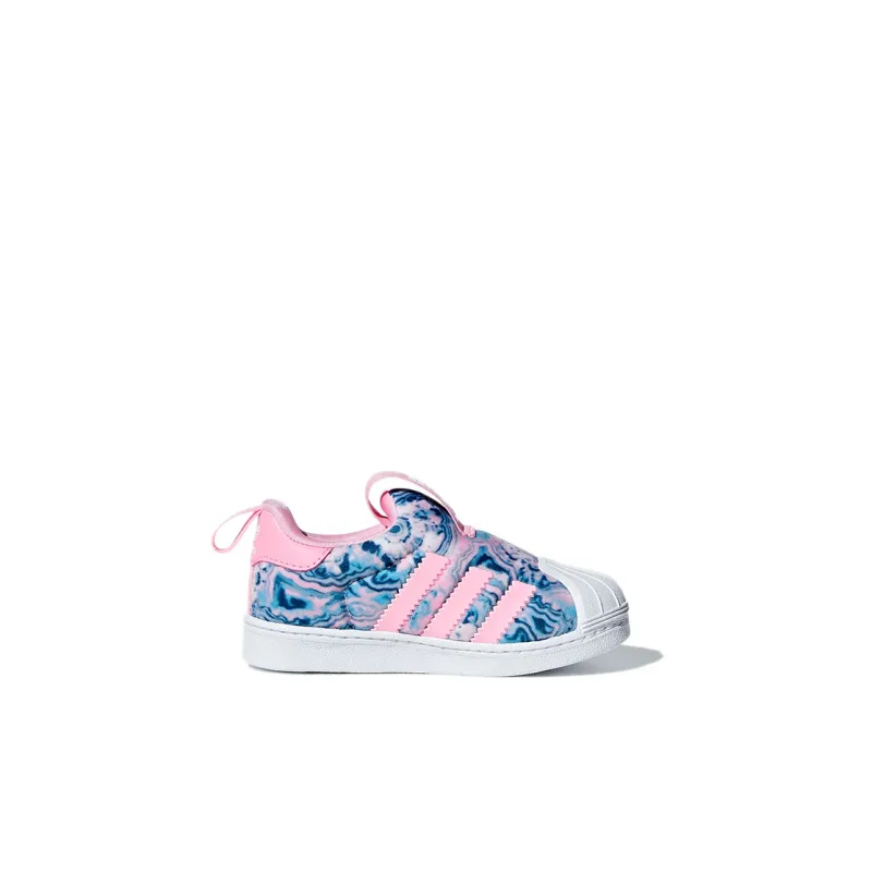 Adidas Originals Superstar Series 360 I Slip-Resistant Anti-Kick Low-Top Skateboard Shoes Soft Pink Infant And Toddler-1