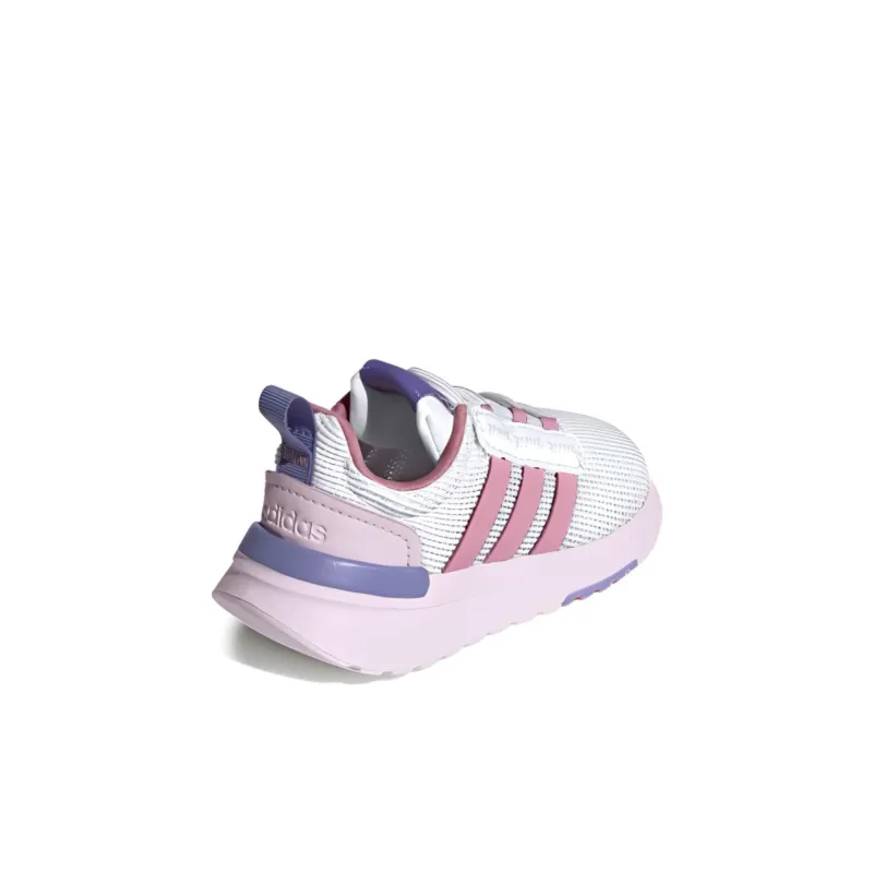 Adidas Neo Racer TR21 Anti Slip Wear Resistant Low Top Toddler Shoes Pink Baby-3