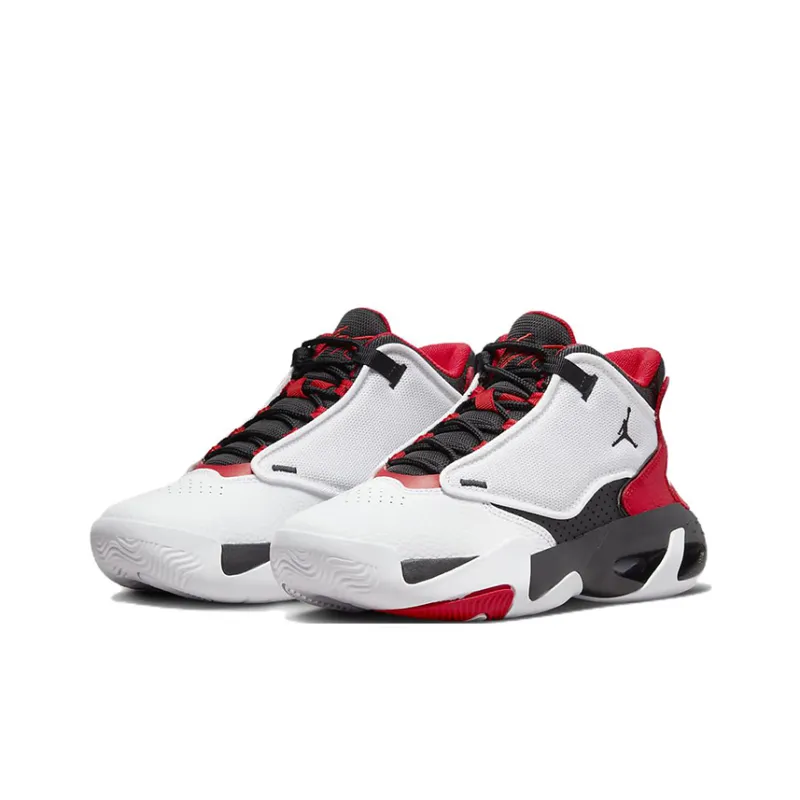 Jordan Max Aura 4 White Black University Red GS-2