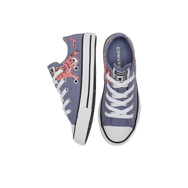 Converse Chuck Taylor All Star Anti Slip Wear Resistant Low Top Canvas Shoes Teenagers-3