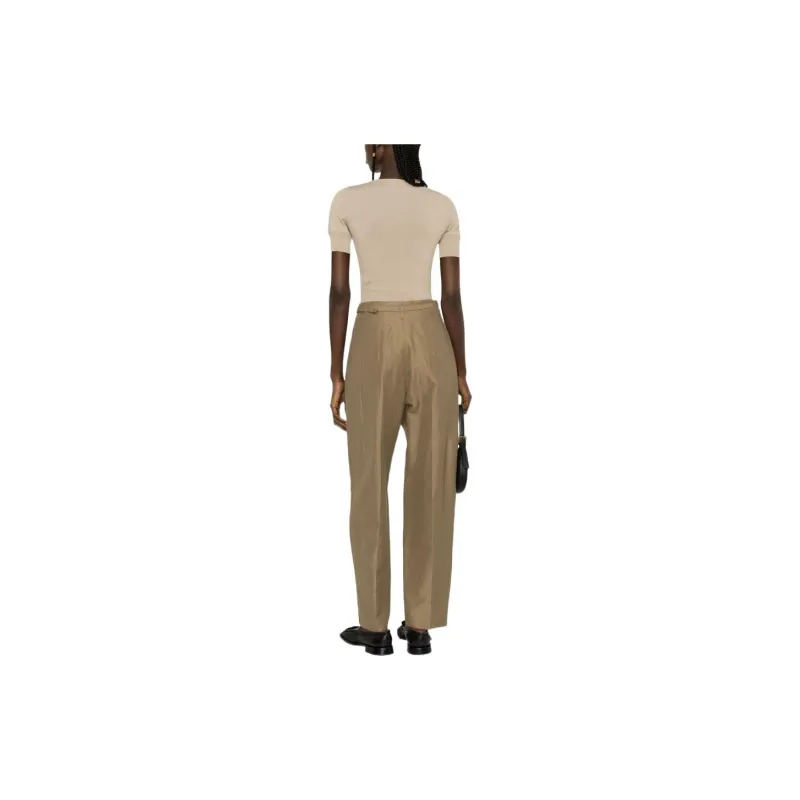 Lemaire Crop Tops Women's Beige-2