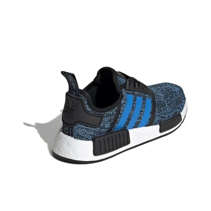 Adidas NMD R1 Core Black True Blue Youth-3