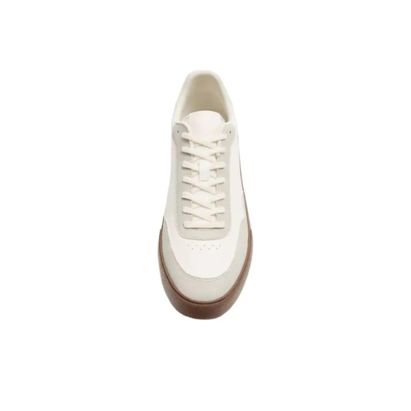 ZARA Low Top Skateboard Shoes Men's White-3
