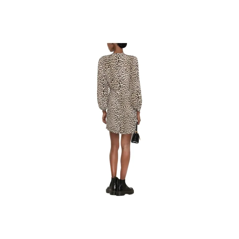 Maje Long-Sleeved Dresses Women's Khaki-2