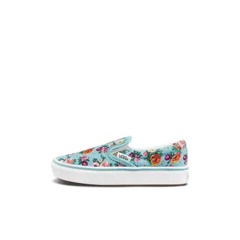 Vans Slip on Lightweight Low Top Kids' Skateboarding Shoes Blue Children Aged 3 7 Years Old