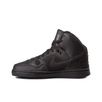 Nike Son Of Force Mid Cushioning Anti Slip And Wear Resistant High Top Children's Basketball Shoes Black Teenagers