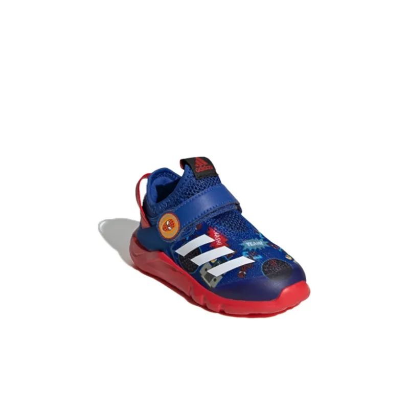 MARVEL x Adidas Slip Resistant And Breathable Low Top Toddler Shoes Blue Red Infant And Toddler-2