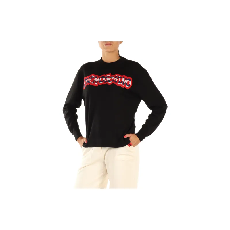 LOVE MOSCHINO FW22 Sweater Women's Black-1