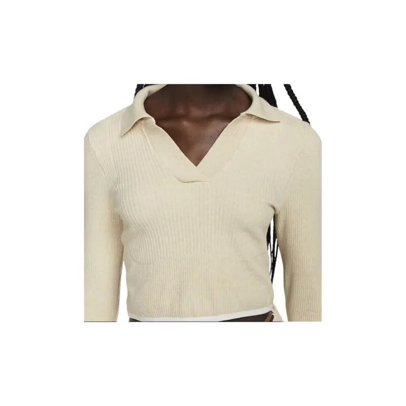 Nike Polo Shirts Women's Ecru-4