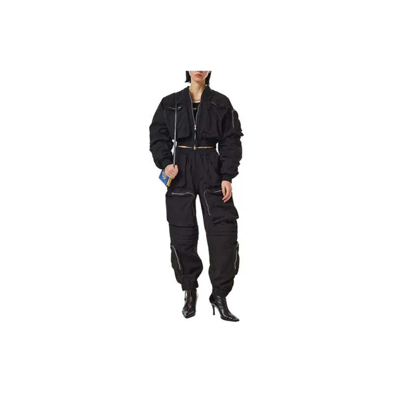 DIESEL Cargo Pants Women's Black-3