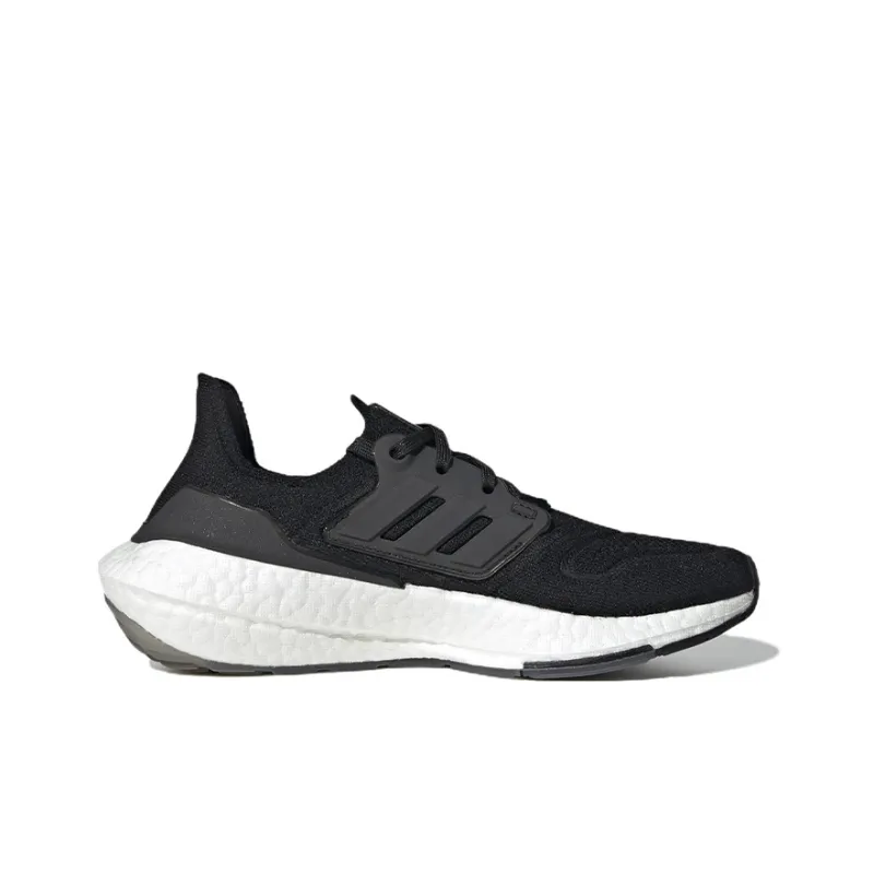 Adidas ULT Ultraboost 22 Wear-Resistant Breathable Cushioning Low-Top Kids' Running Shoes Black Teenagers-1