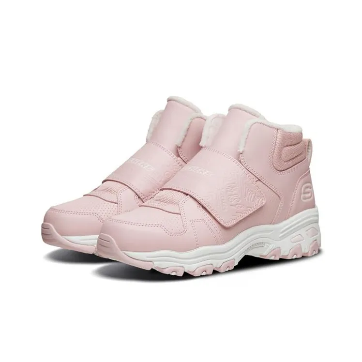 Skechers D'LITES 1.0 Ankle Length Kids' Boots Pink Teenagers-2