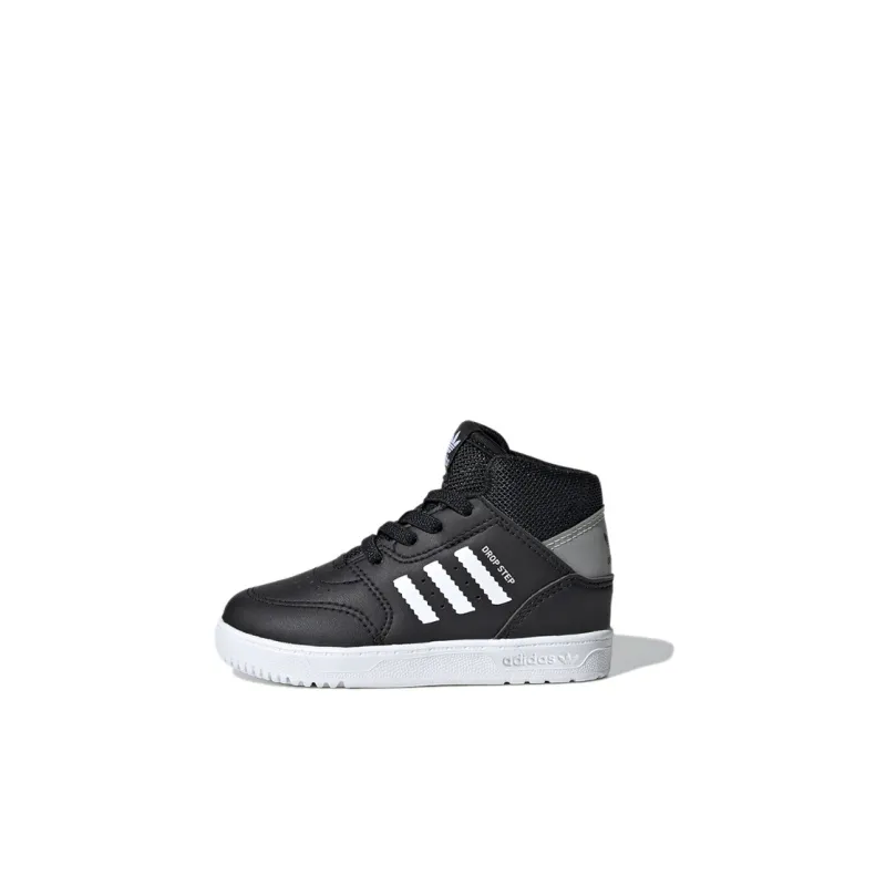 Adidas Originals 360 I Abrasion Resistant Mid Top Toddler Shoes Black White Infant And Toddler-0