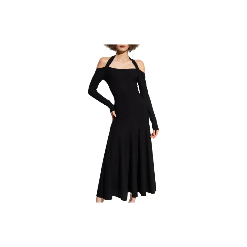 Alaia Long-Sleeved Dresses Women's Black-3