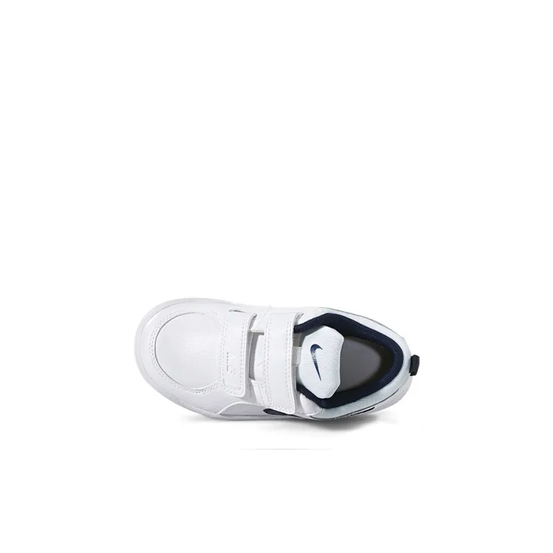 Nike Pico 4 TDC Cushioning, Wear Resistant Low Top Skateboard Shoes Blue White Infant And Toddler-3