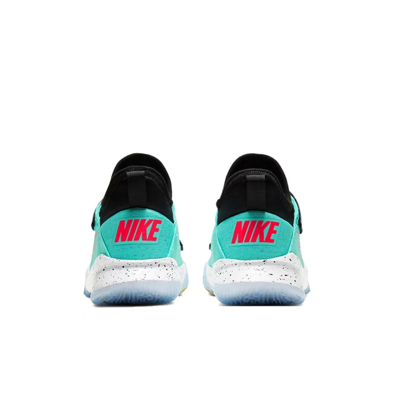 Nike Shock Absorbers Low Top Children's Basketball Shoes Black White Blue Kids'-3