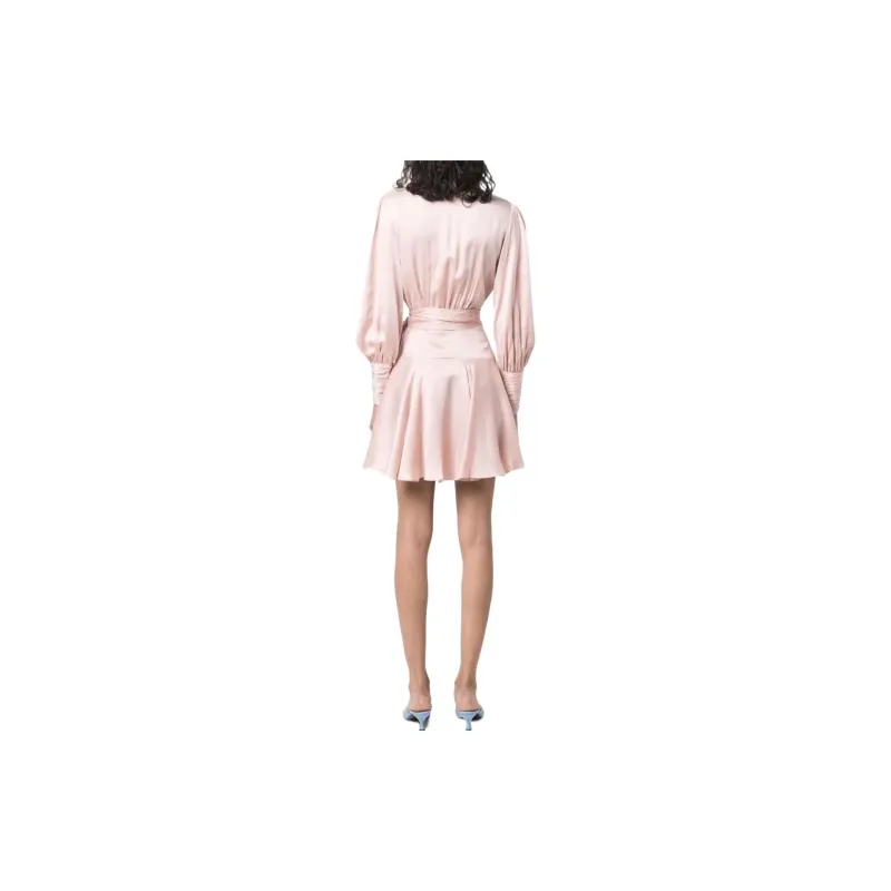 Zimmermann Wrap Silk Mini Dress-2