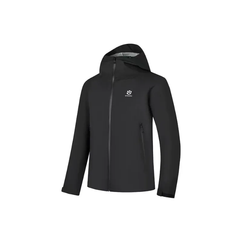 Jordan Waterproof And Windproof Windbreaker Jacket Unisex Black-1