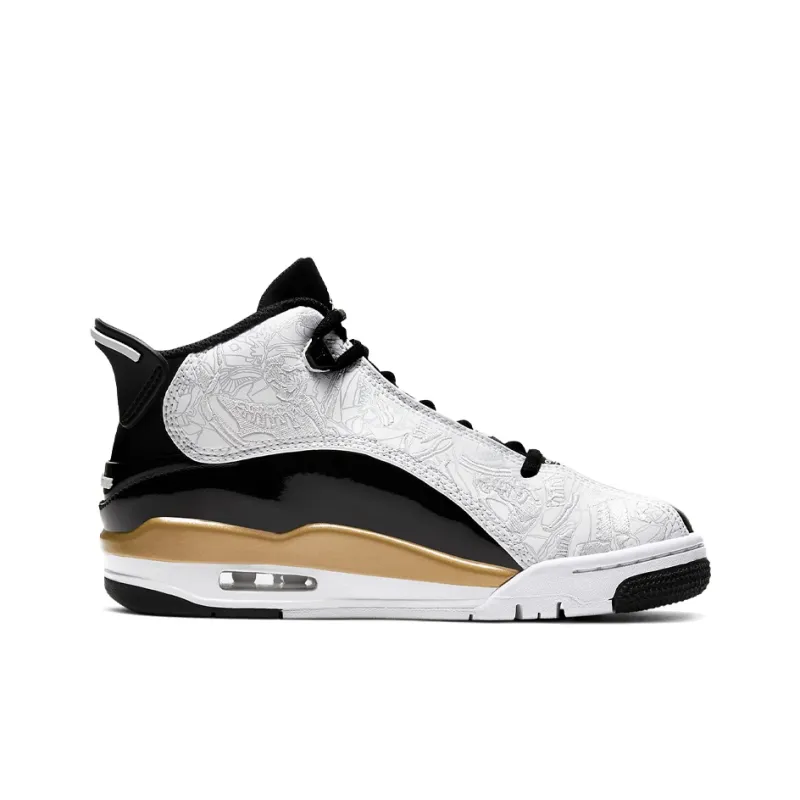 Jordan Dub Zero Black Metallic Gold White GS-1