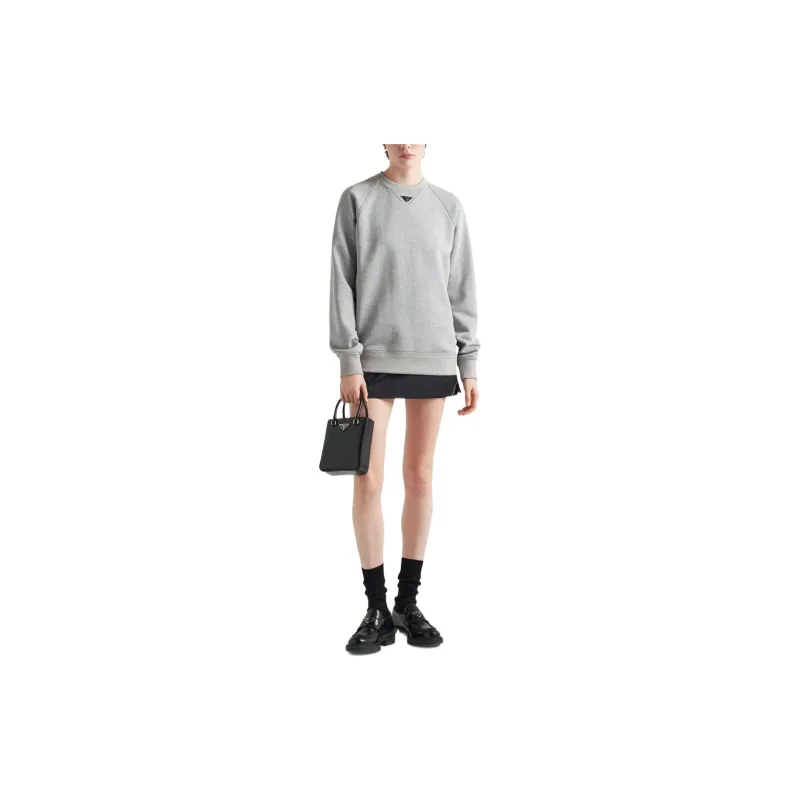 PRADA Triangle logo Sweatshirt-2