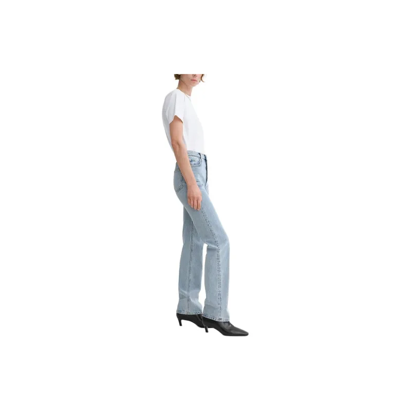 TOTEME Mid Rise Straight Leg Jeans-3