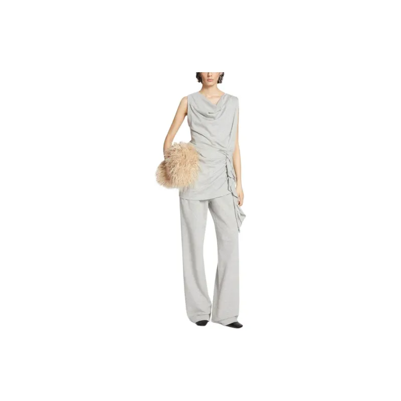 DRIES VAN NOTEN Draped Sleeveless Top-1