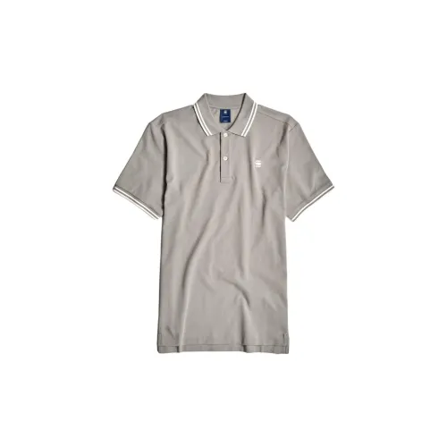 G-STAR RAW Polo Shirts Men Beige Gray