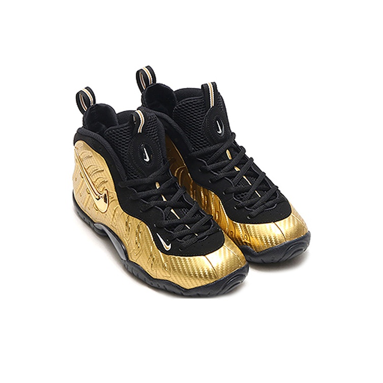 Nike air foamposite pro metallic gold best sale