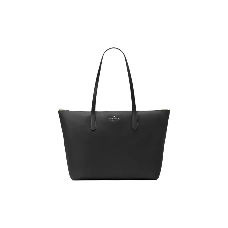 Kate Spade Recycled Nylon Handbag Shoulder Bag Extra Large Women's Black-0