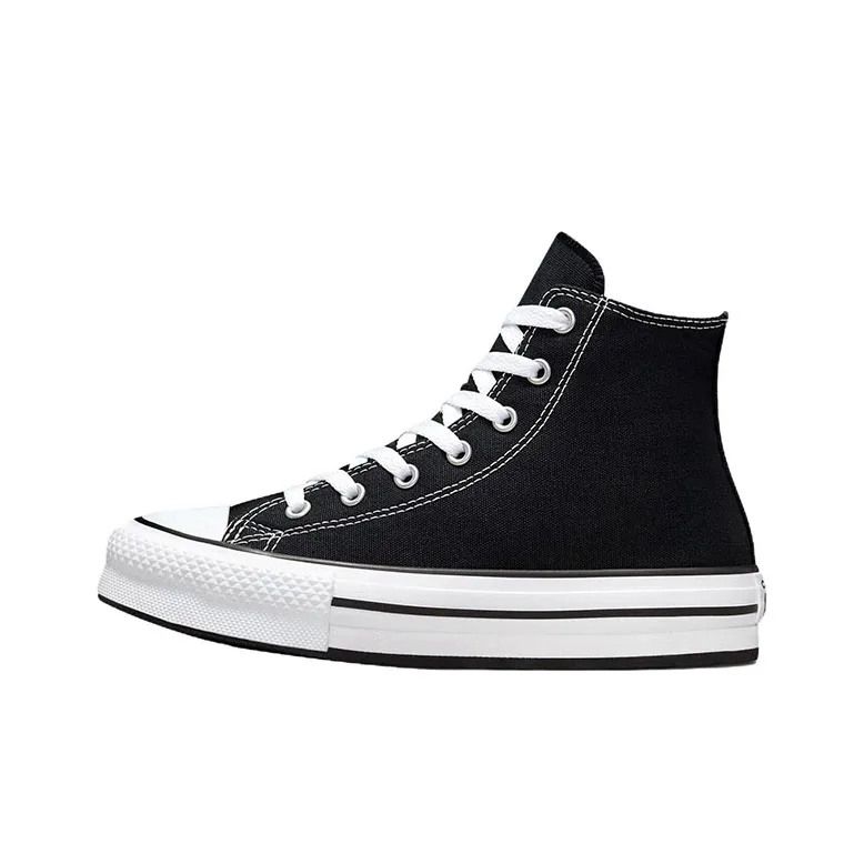 Converse Chuck Taylor All Star Hi Lift Platform Black GS-0