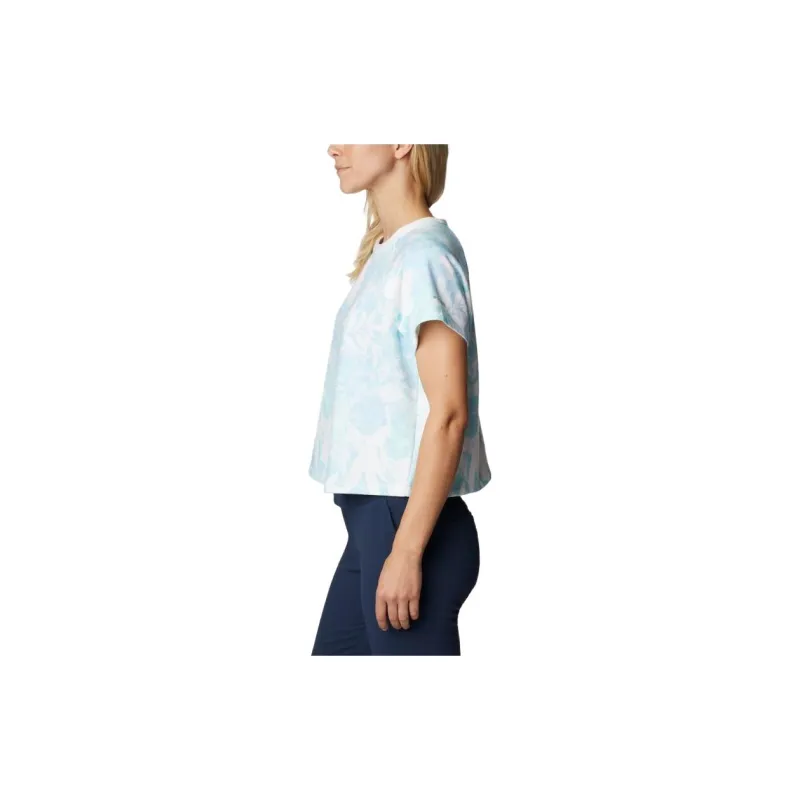 Columbia T-Shirts Women's Teal-3