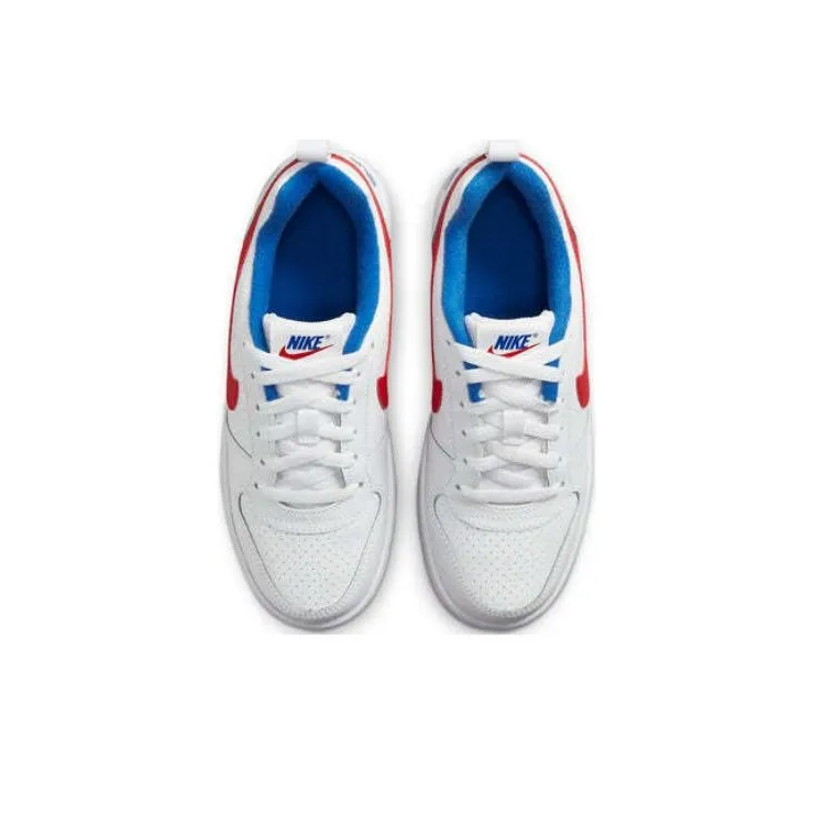 Nike Court Borough Low White Blue Red GS-4