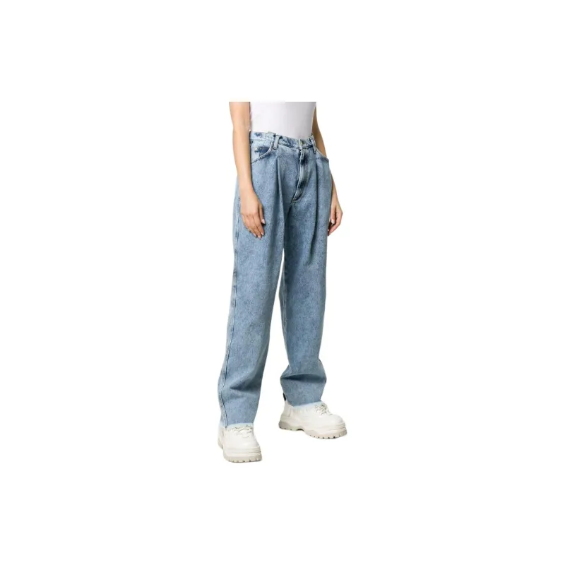 NATASHA ZINKO Pleated Waist Jeans-3