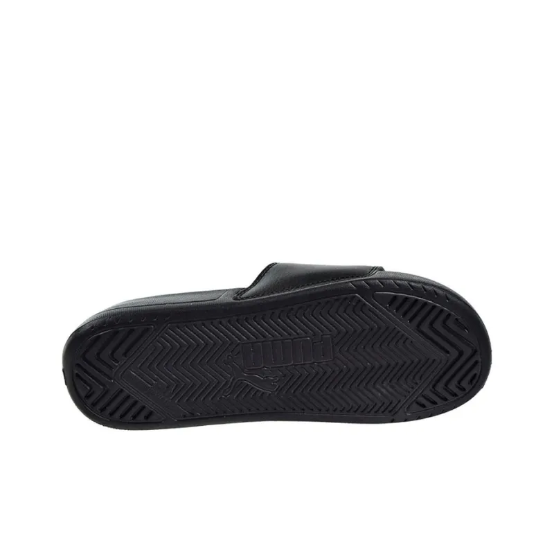 PUMA Popcat Anti Slip Wear Resistant Kids' Slippers Black Teenagers-4