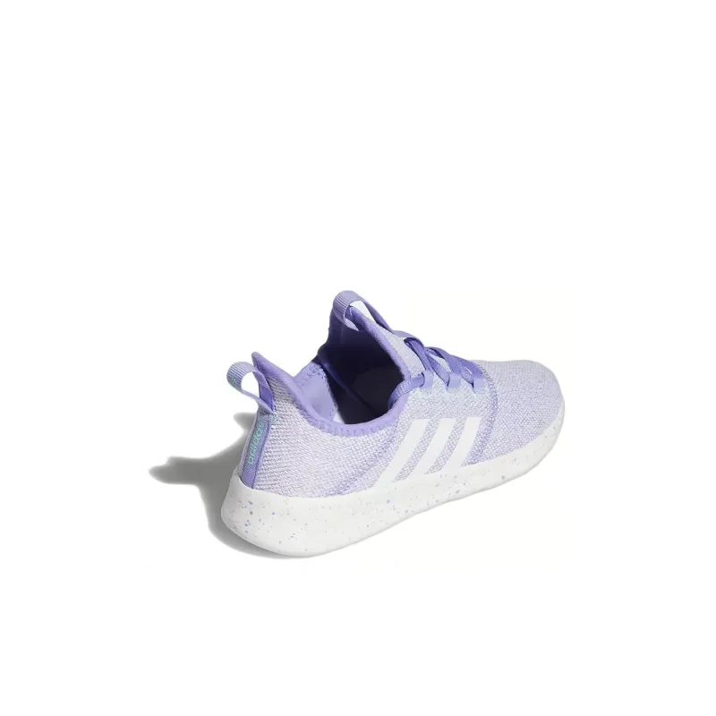 Adidas Cloudfoam Pure Slip-On J 'Light Purple Speckled'-3