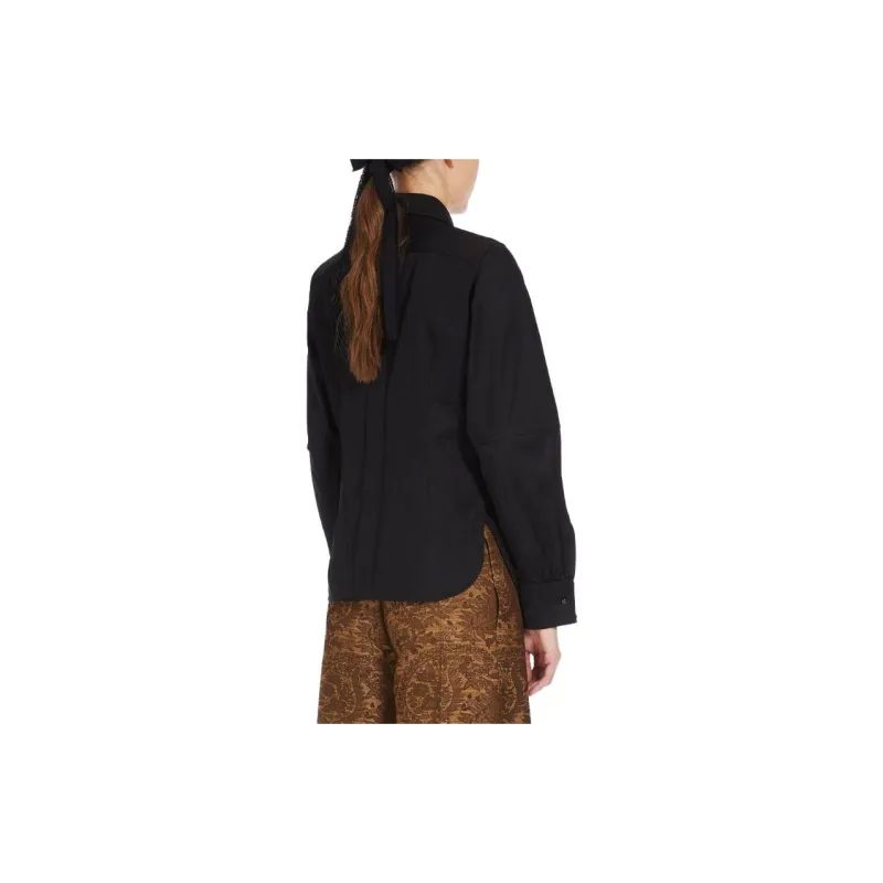 MaxMara Long sleeve Stretch cotton Shirt-3