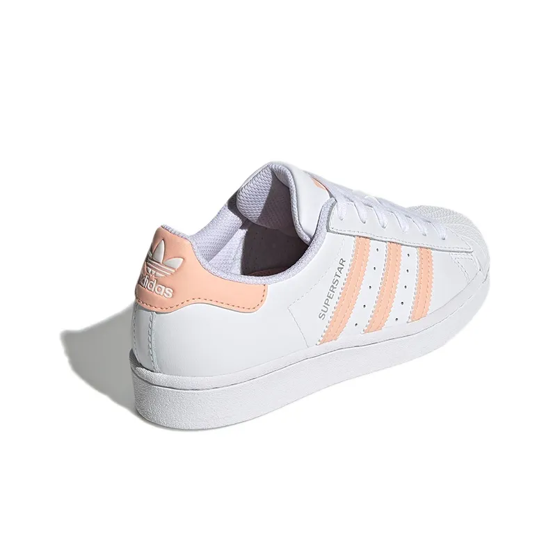 Adidas Superstar Cloud White Haze Coral GS-3