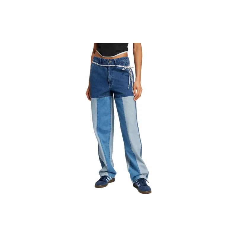 Adidas Originals Kseniaschnaider Patchwork Straight Leg Jeans-1