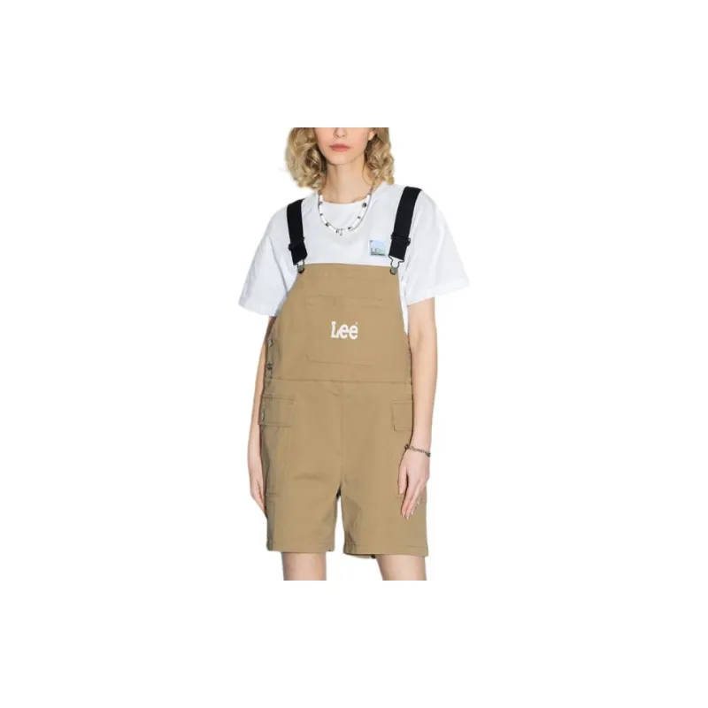 Lee Casual Shorts Women's Khaki-2