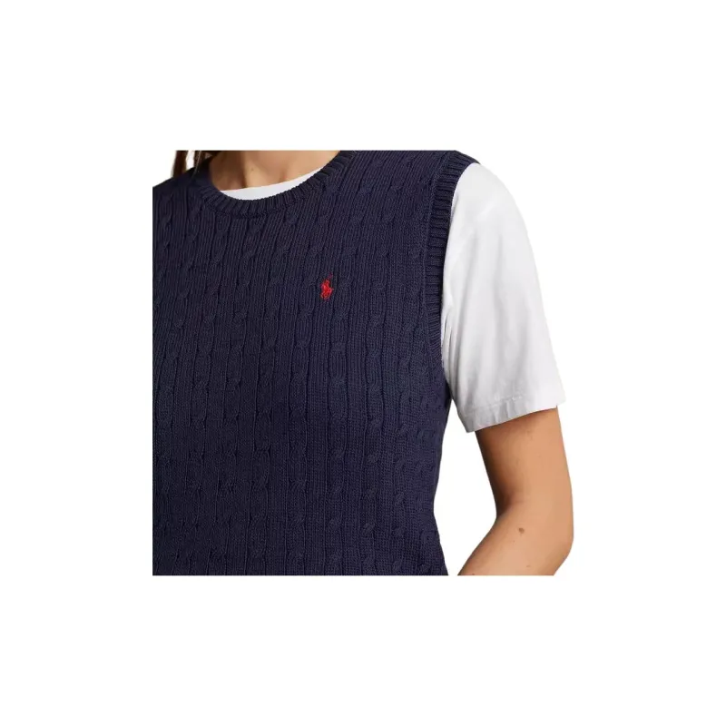 Polo Ralph Lauren SS24 Tank Top Women's Hunter Dark Blue-4