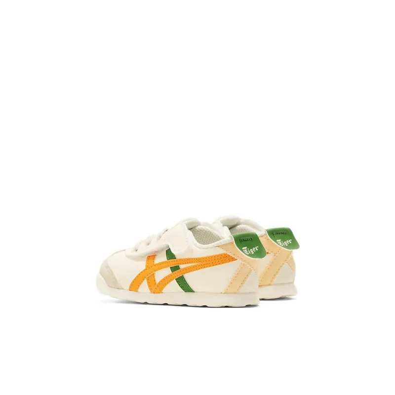Onitsuka Tiger MEXICO 66 Abrasion Resistant Low Top Running Shoes Beige Yellow Infant And Toddler-3