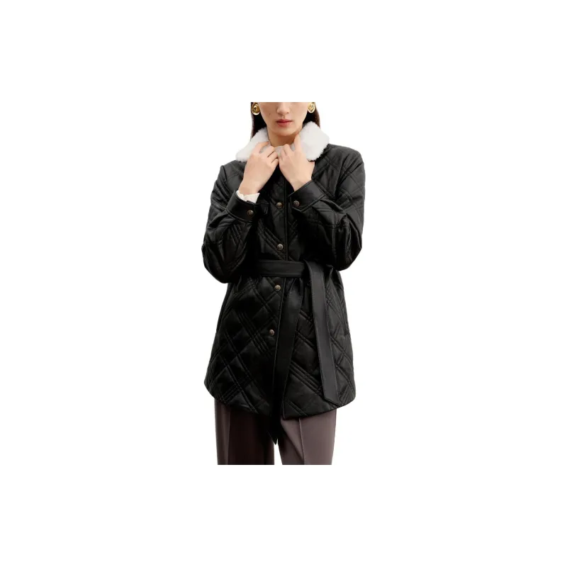 JZ Juzui Puffer Jacket Women's Black-2